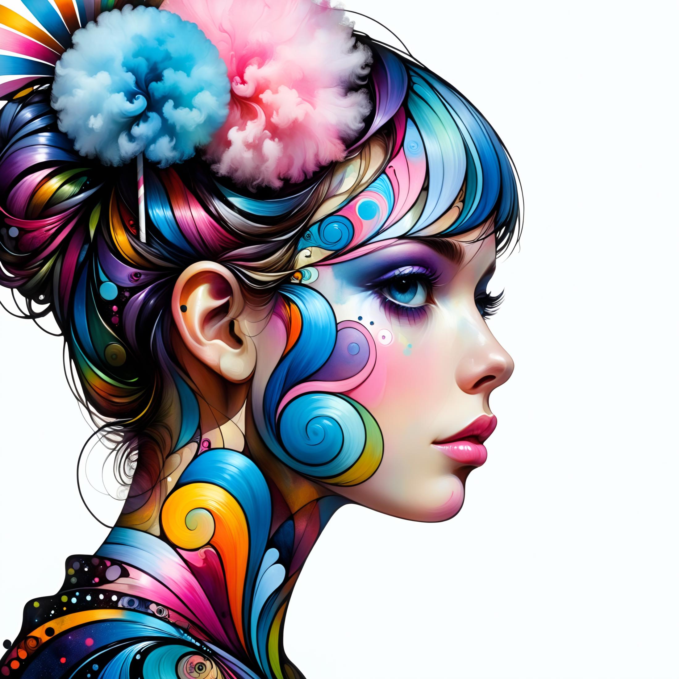 Color Swirl Style [LoRA 1.5+SDXL] image by NaomiVK