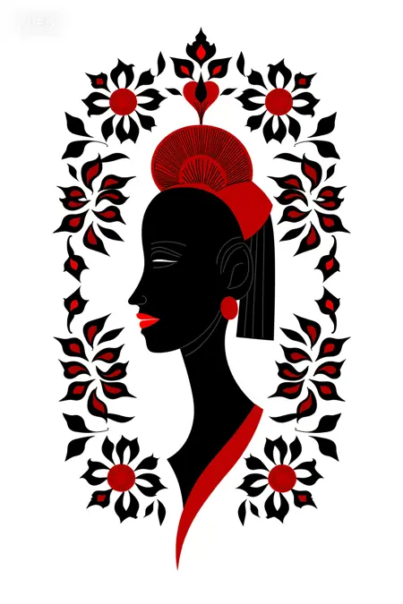 Gond tribe traditional paintings of Madhya Pradesh, India