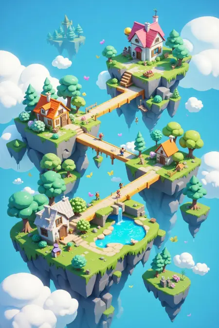 DL_Fantasy 3D Scenes_Game Scene Generation