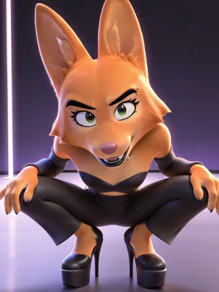 Diane Foxington (The Bad Guys) PonyDiffusionXL/illustriousXL "COMMISSION"