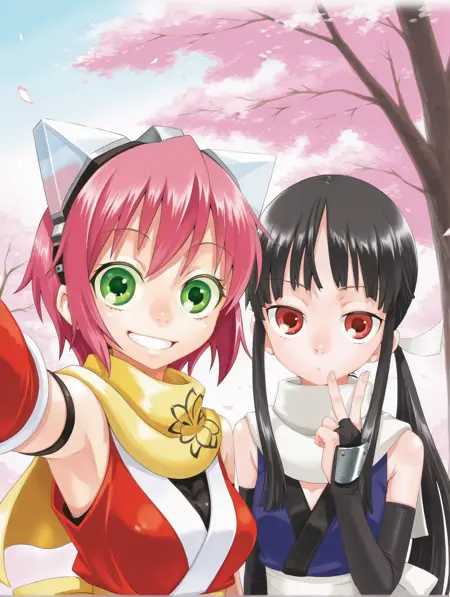 Izuna + Shino + Shizune / Legend of the Unemployed Ninja 降魔霊符伝イヅナ