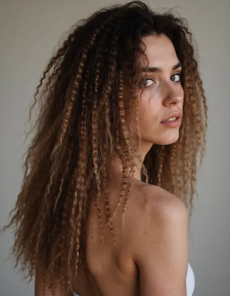 👑 ZigZag Crimped Hair (Flux) 🎨