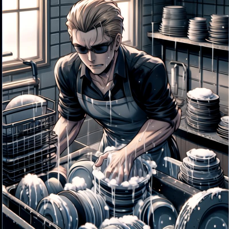 washing dish image by saehara151