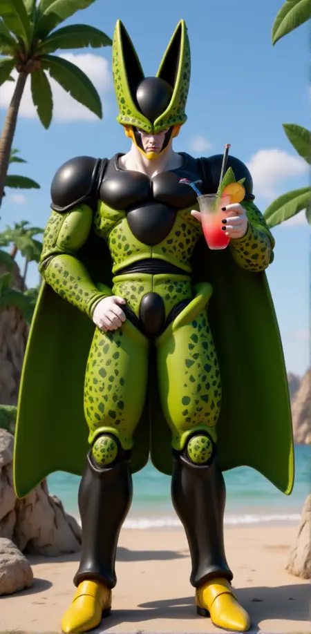 Cell - Dragon Ball Franchise - Draft model - Flux1.D