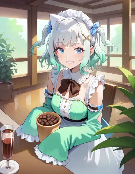 Mint Fantome (2 outfits, Animagine+Pony+1.5)