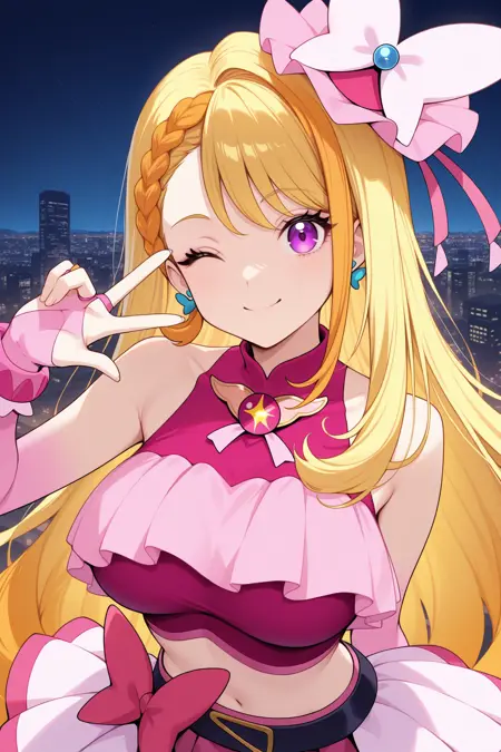 Ageha Hijiri/Cure Butterfly/聖あげは/キュアバタフライ (Hirogaru Sky! Pretty Cure) SDXL LoRA | 3 Outfits [Illustrious]