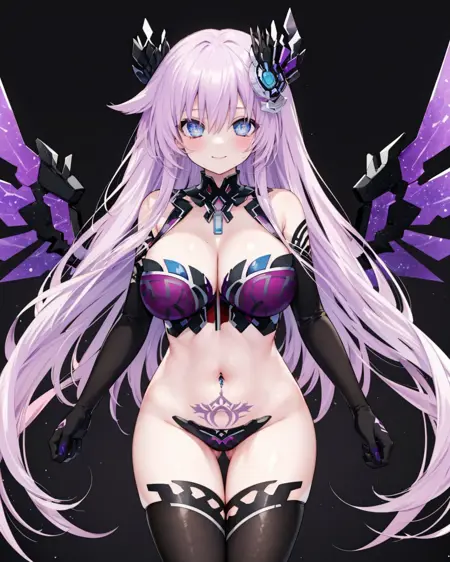 パープルシスター Purple Sister 绀紫妹妹 White Leotard&Chaos Form 2in1