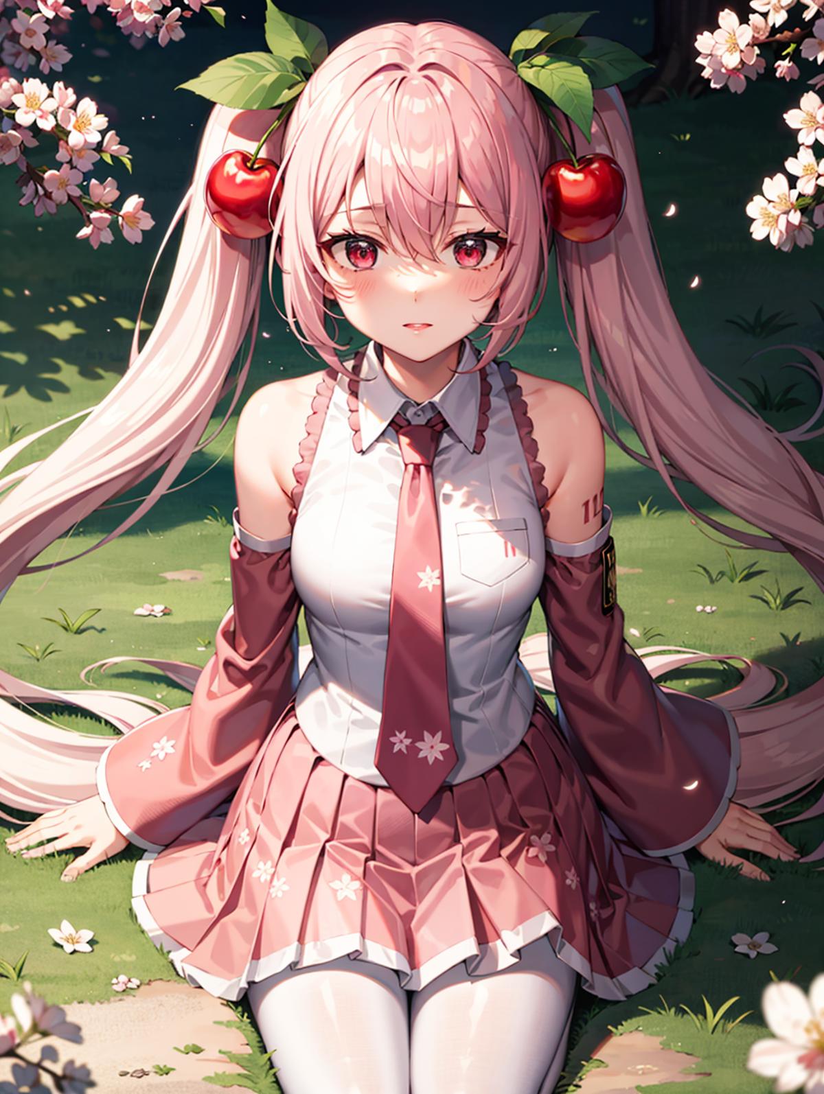 Sakura Miku | LoRA image by SoftCherries