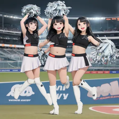 千葉ロッテマリーンズ チアパフォーマー M☆Splash!! SD15