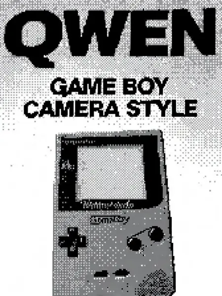 Game Boy Camera Pixel Style - Flux & Qwen
