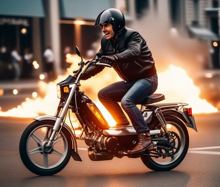 Peugeot 103 Moped - Flux1.D & SDXL v1.0 SDXL
