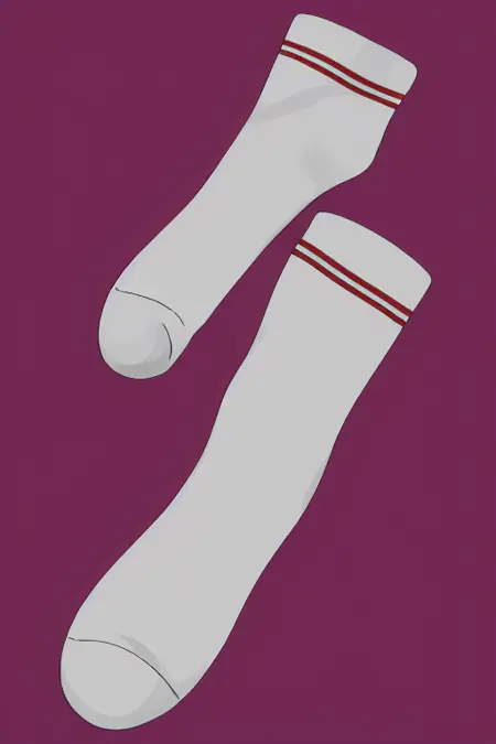 socks removed - white | simple painting layer