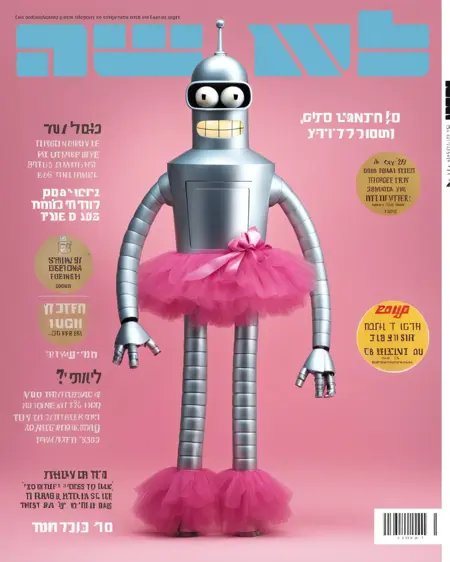 SDXL LaIsha Magazine Cover LoRA