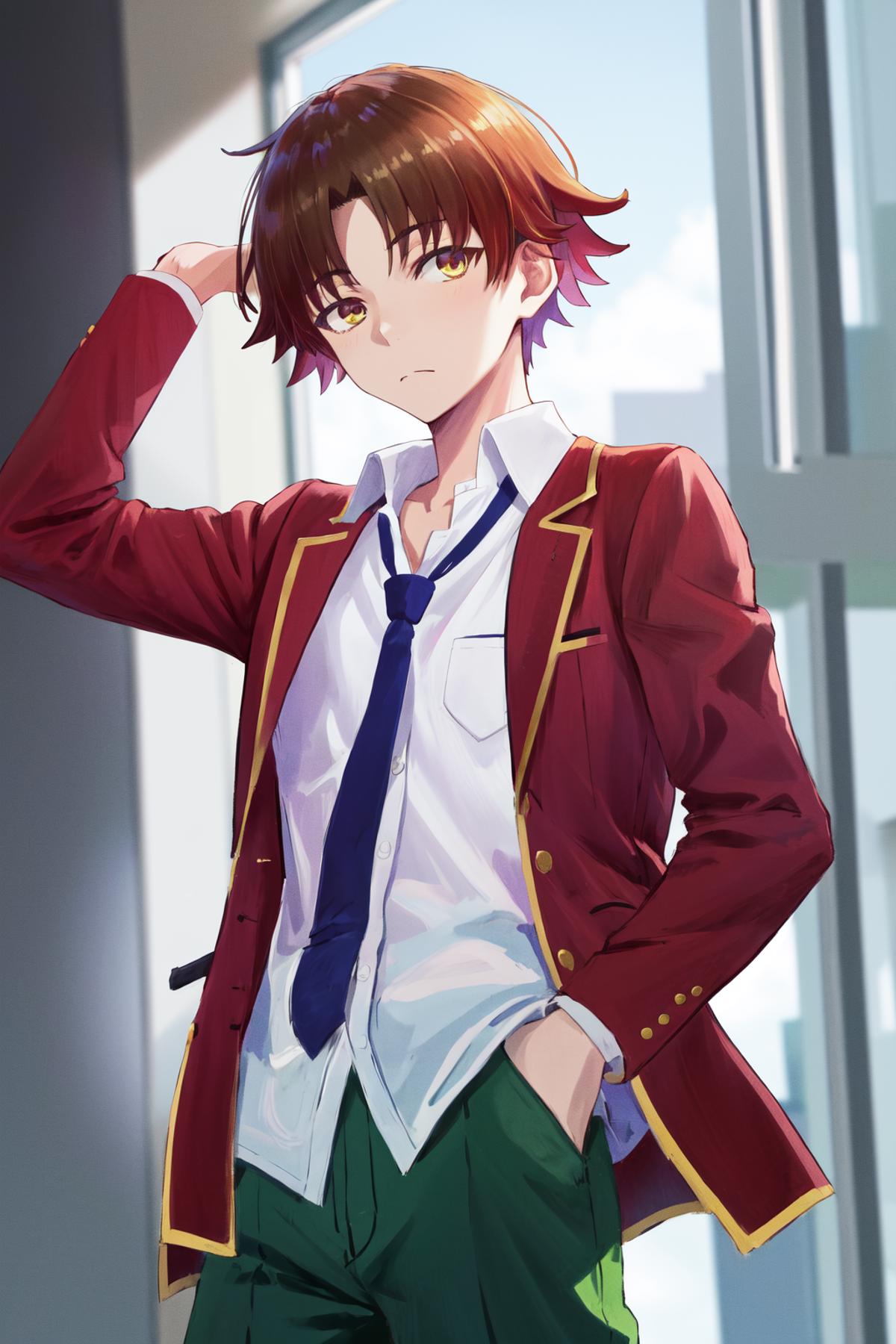 Kiyotaka Ayanokoji Season 01 Classroom of the Elite S01 Red Blazer