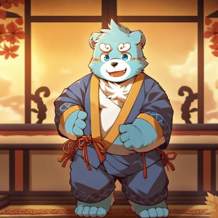 shiquanhao, furry, blue bear