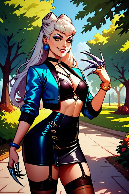 KDA Evelynn League of Legends 2 Outfits | Pony / SD1.5