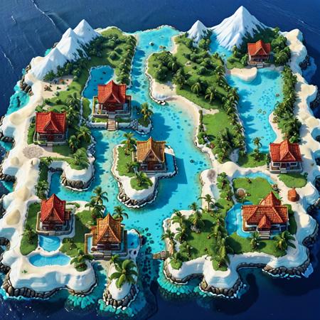 <lora:2Dæ¸¸æåºæ¯_å¤å¶:1> a tropical island