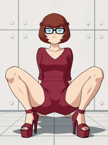 Velma Dinkley (Scooby-Doo! Mystery Incorporated) PonyDiffusionXL/illustriousXL "COMMISSION"