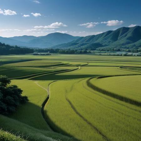 landscape, rice terrace