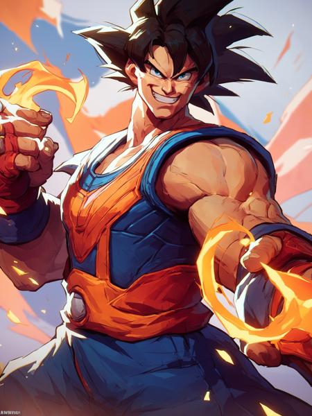 score_9, score_8_up, score_7_up, score_6_up, son goku, fighting stance, looking at viewer, cowboy shot, cowboy shot, smile,
,MarvelRivals, <lora:AMarvelRivals_style:0.85>, cartoon, aura, dutch angle,  <lora:HandFixer_pdxl_Incrs_v1:0.35>, handfixer,