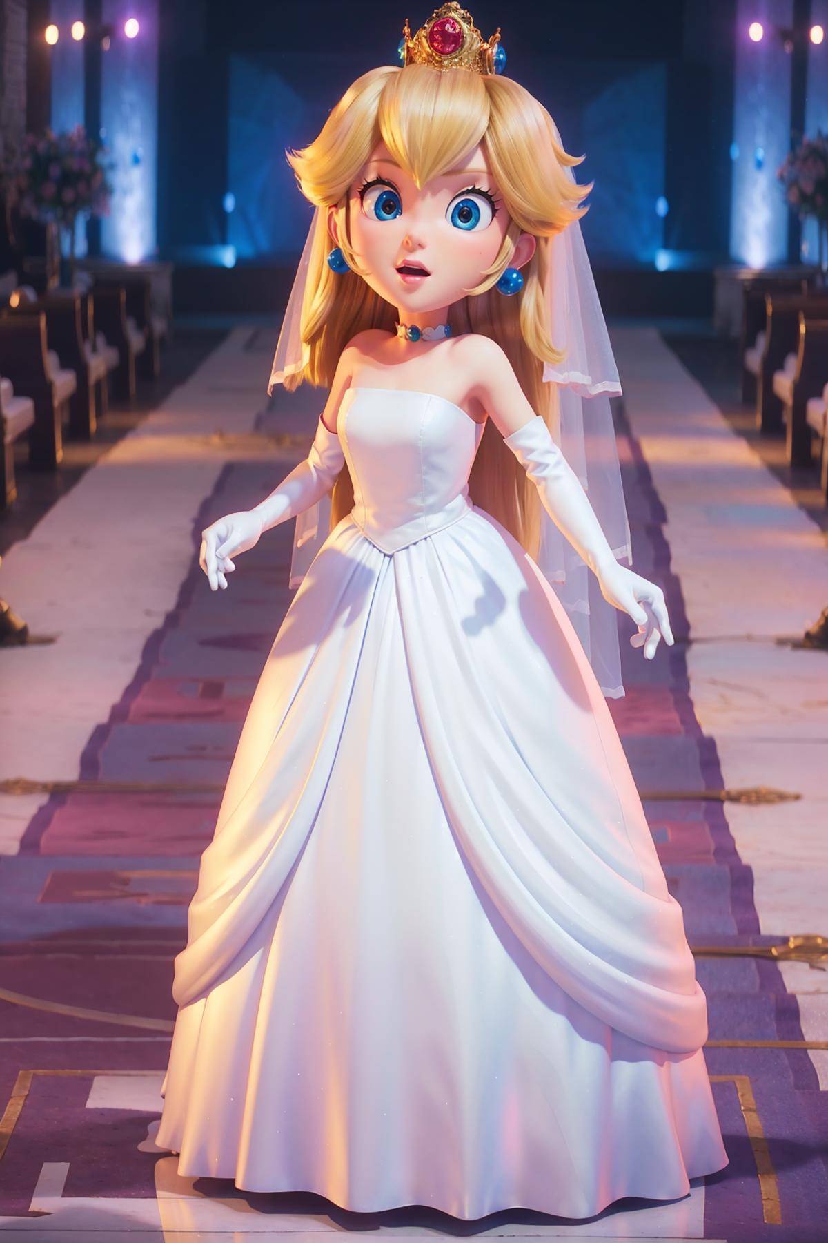 princess peach - The Super Mario Bros. Movie - movie like image by shadowrui