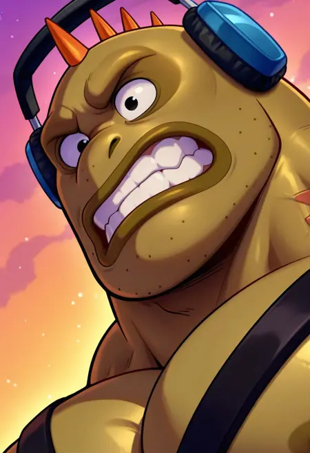 Mohawk Brute 1 - Spongebob Squarepants