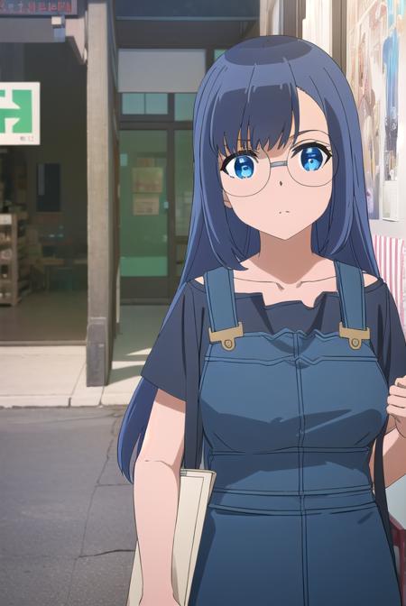 touyayamada, <lora:touya yamada s1-lora-nochekaiser:1>,
touya yamada, long hair, blue hair, blue eyes, round eyewear, glasses,
BREAK shirt, dress, short sleeves, shoes, black footwear, black shirt, blue dress, suspenders, overalls,
BREAK outdoors, city,
BREAK looking at viewer, (cowboy shot:1.5),
BREAK <lyco:GoodHands-beta2:1>, (masterpiece:1.2), best quality, high resolution, unity 8k wallpaper, (illustration:0.8), (beautiful detailed eyes:1.6), extremely detailed face, perfect lighting, extremely detailed CG, (perfect hands, perfect anatomy),