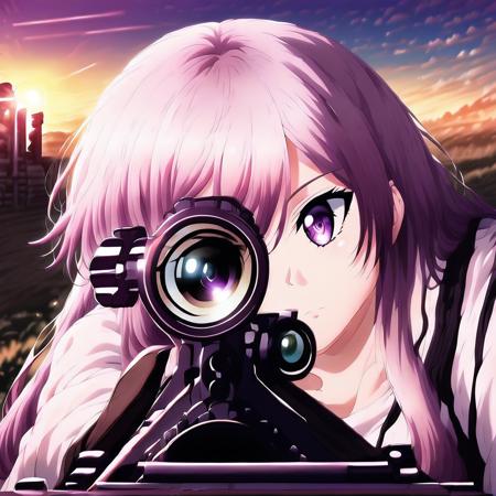 Sniper aim, scope, eye focueed - for Pony V1.Aiming