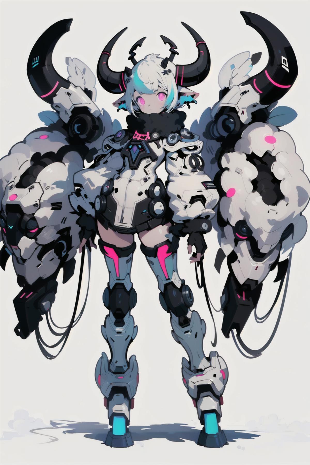 Mecha sheep sheep ear image by iceppeci