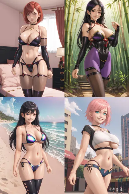 Dressed to Impress: Nyotengu's Fourfold Elegance