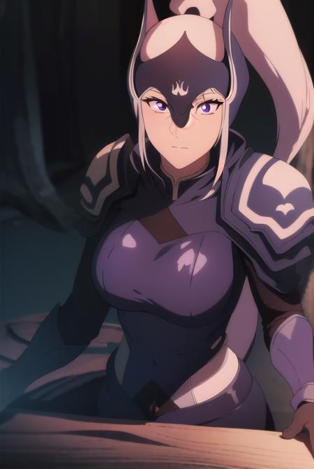 dotaluna, <lyco:luna-lyco-nochekaiser:1>,
luna, ponytail, white hair, (purple eyes:1.1),
BREAK armor, helmet,
BREAK looking at viewer,
BREAK outdoors,
BREAK <lora:GoodHands-vanilla:1>, (masterpiece:1.2), best quality, high resolution, unity 8k wallpaper, (illustration:0.8), (beautiful detailed eyes:1.6), extremely detailed face, perfect lighting, extremely detailed CG, (perfect hands, perfect anatomy),