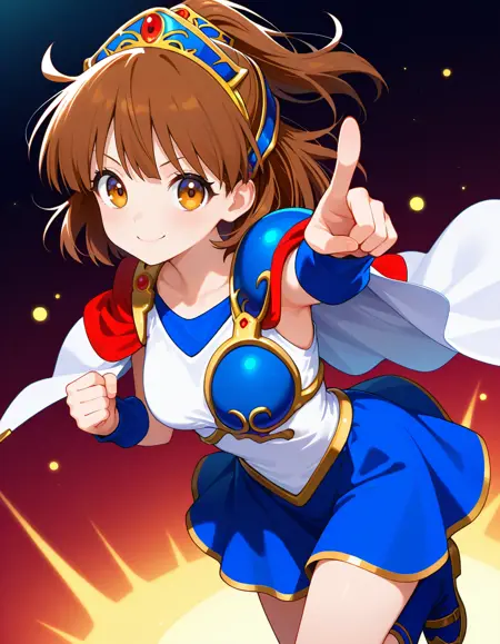 Arle Nadja (Madou Monogatari (Saturn) Outfit) アルル・ナジャ(SS魔導物語衣装) | Puyo Puyo ぷよぷよ (LoRA)