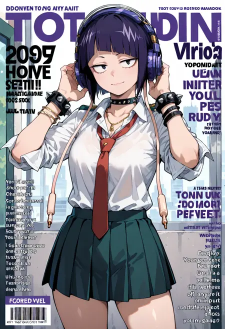 Kyoka Jiro (耳郎響香 Hearing Hero: Earphone Jack) - My Hero Academia