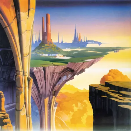 Roger Dean landscapes