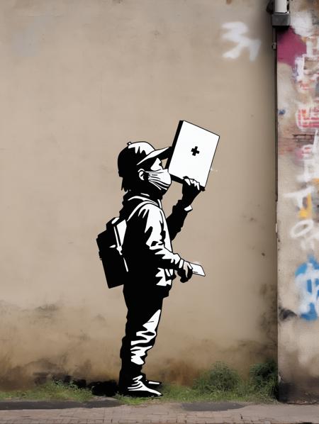 Banksy Style SD XL