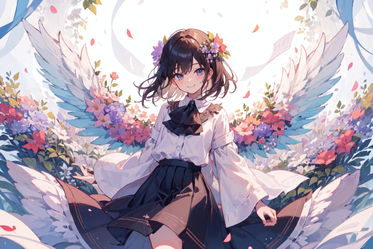 flower wings/花の翼 image by harurain
