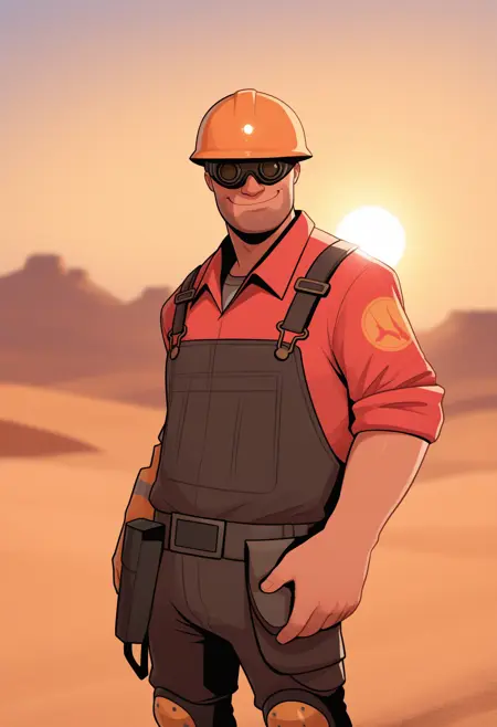 Engineer / Dr. Dell Conagher | Team Fortress 2 [ILLUSTRIOUS] by Mlaofmd