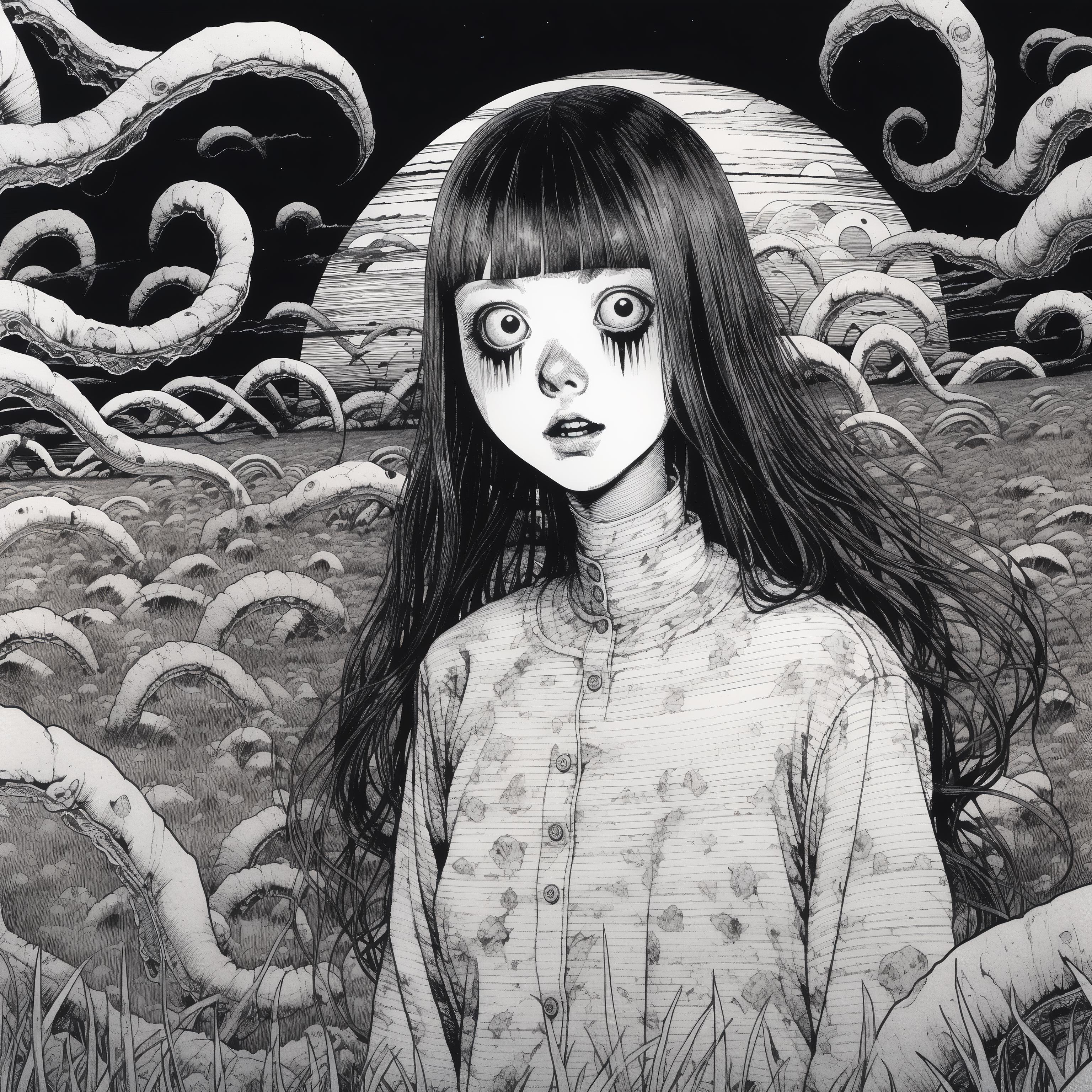 Junji Ito Style {SDXL Now Supported} image by Crazysloth
