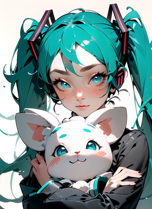 Hatsune Miku (with shiny eyes) image by Herrscher_AGGA2023