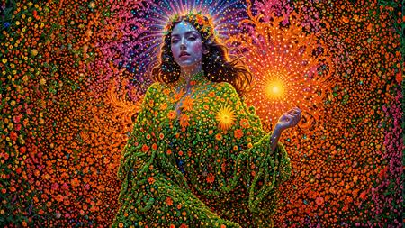 psychedelic visions of heaven, photorealistic portrait, lush, hyper-photorealism, dynamic lighting, highly detailed, intricate, very beautiful, masterpiece <lora:perfect-eyes:0.1>