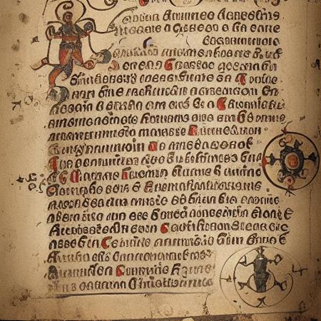 a ancient manuscript page, alchemy <lora:ManuscriptAI_LoRA:1>