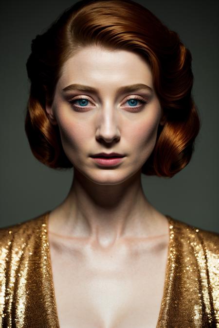 Portrait of a woman [Elizabeth Debicki], style of Tyler Shields