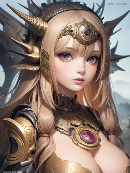 a girl, concept art, epic, hyper detailed intricate, steampunk, portrait