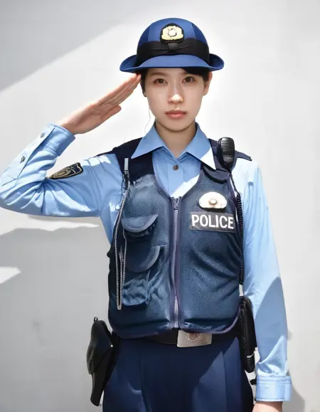 日本の女性警察官制服(Japanese female police uniform)