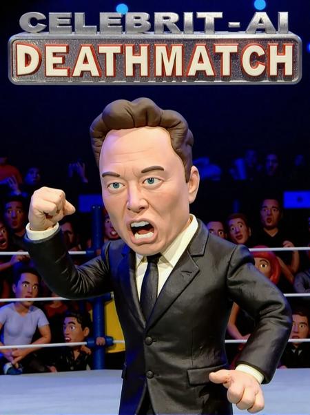 CELEBRIT-AI DEATHMATCH - Celebrity Deathmatch Show Style for FLUX VERSATILE