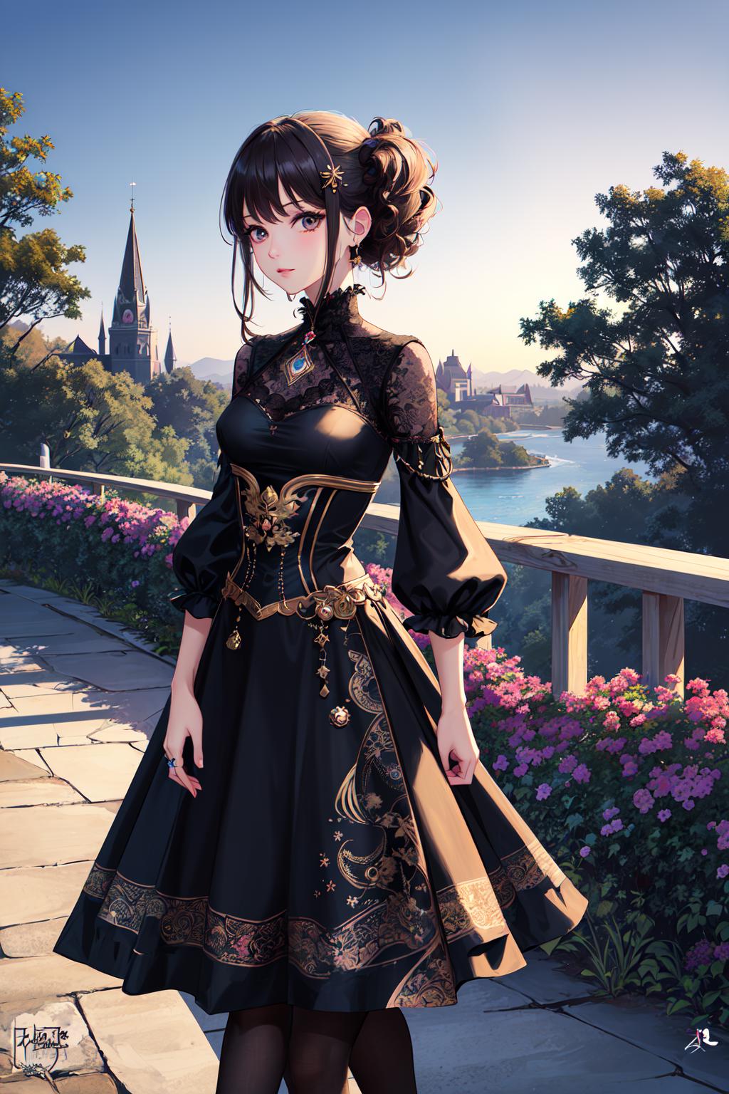 Anime Girl Princess Dress , Png Download - Anime Girl Princess Dress,  Transparent Png - vhv