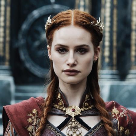 Skin texture, Closeup portrait photo of a stunning woman dressed as a highborn noble from game of thrones,f /2.8, Canon, 85mm,cinematic, high quality, looking at the camera, mxpetsch , <lora:mapetsch_juggerX_xl_1_wocap-mxpetsch-000104:1>