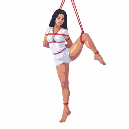 Joschek's Rope Bondage: One Leg Up! (BDSM Series)