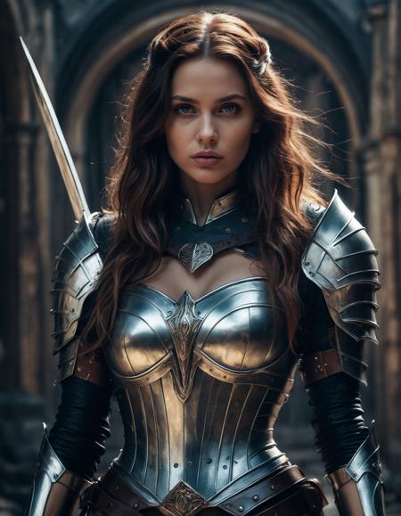 ethereal fantasy concept art of  instagram photo,perfect detailed eyes,natural skin,hard shadows,film grain,, sword [2],<lora:Anne Stokes CLIP0-000005:1>,Anne Stokes,1gir,long hair,breasts,cleavage, armored dress, fantasy art,<lora:Beeple_retrofuturism-000005:0.89>,Beeple style,retrofuturism,<lora:CB-Fantasy-000004:0.6>,Charlie Bowater, . magnificent, celestial, ethereal, painterly, epic, majestic, magical, fantasy art, cover art, dreamy