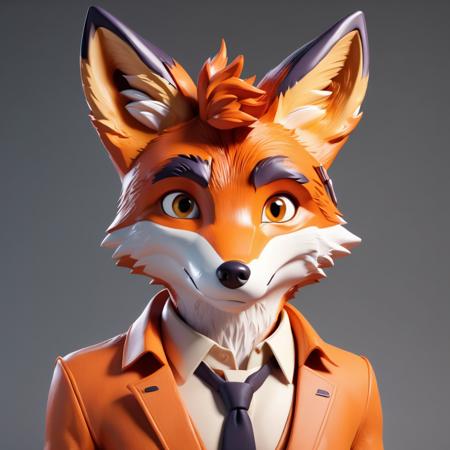 3D Render Style, 3DRenderAF, 
Portrait of a humanoide fox
,<lora:3DRenderConfig4:1>